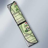 Western Yoke Auto Sun Shade Frog Christmas Cute Style - Wonder Print Shop