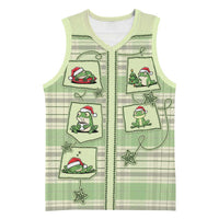 Western Yoke Basketball Jersey Frog Christmas Cute Style - Wonder Print Shop