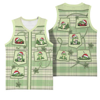 Western Yoke Basketball Jersey Frog Christmas Cute Style - Wonder Print Shop