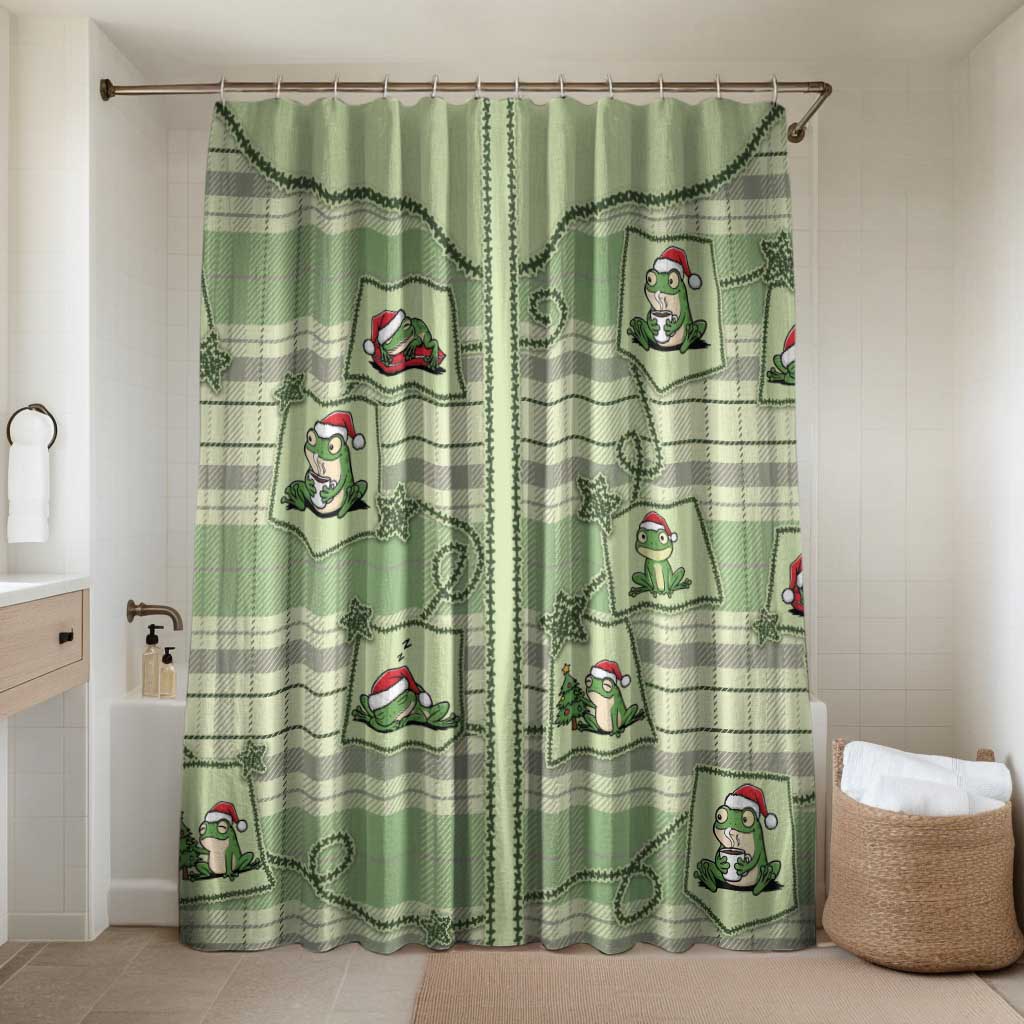 Western Yoke Bathroom Set Frog Christmas Cute Style - Wonder Print Shop