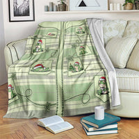 Western Yoke Blanket Frog Christmas Cute Style - Wonder Print Shop