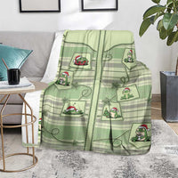 Western Yoke Blanket Frog Christmas Cute Style - Wonder Print Shop