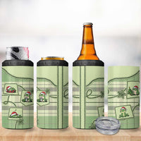 Western Yoke 4 in 1 Can Cooler Tumbler Frog Christmas Cute Style - Wonder Print Shop