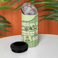 Western Yoke 4 in 1 Can Cooler Tumbler Frog Christmas Cute Style - Wonder Print Shop