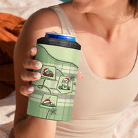 Western Yoke 4 in 1 Can Cooler Tumbler Frog Christmas Cute Style - Wonder Print Shop