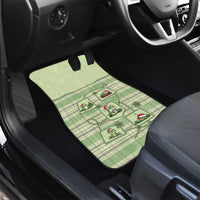 Western Yoke Car Mats Frog Christmas Cute Style - Wonder Print Shop