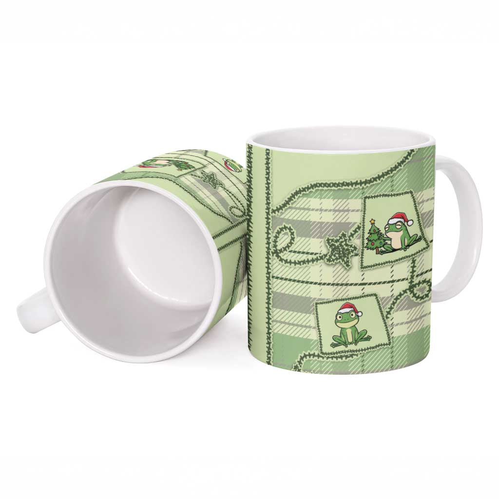 Western Yoke Ceramic Mug Frog Christmas Cute Style - Wonder Print Shop