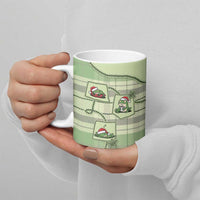 Western Yoke Ceramic Mug Frog Christmas Cute Style - Wonder Print Shop