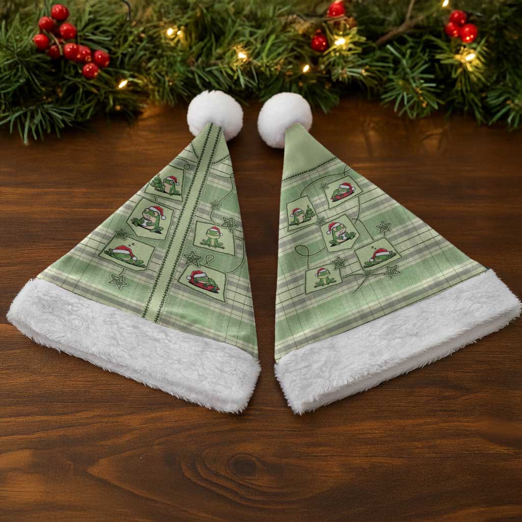 Western Yoke Christmas Santa Hat Frog Christmas Cute Style - Wonder Print Shop
