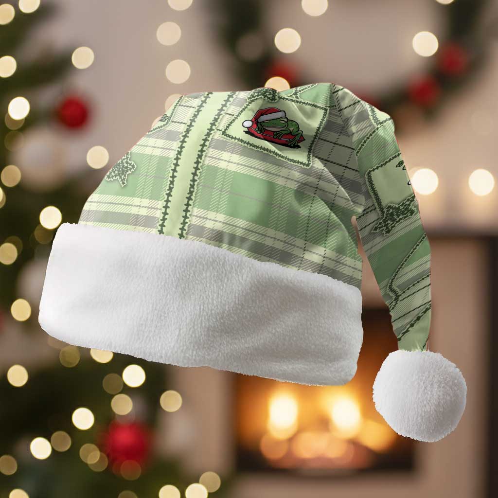 Western Yoke Christmas Santa Hat Frog Christmas Cute Style - Wonder Print Shop