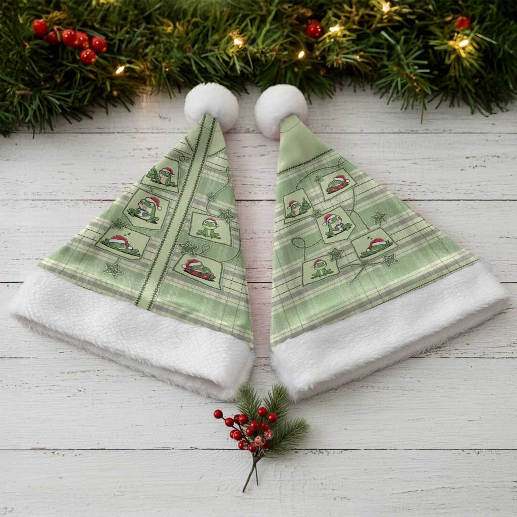 Western Yoke Christmas Santa Hat Frog Christmas Cute Style - Wonder Print Shop