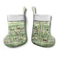 Western Yoke Christmas Stocking Frog Christmas Cute Style - Wonder Print Shop