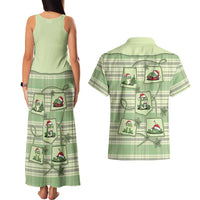 Western Yoke Couples Matching Tank Maxi Dress and Hawaiian Shirt Frog Christmas Cute Style - Wonder Print Shop