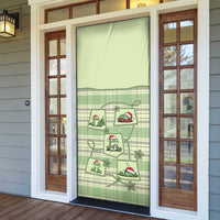 Western Yoke Door Cover Frog Christmas Cute Style - Wonder Print Shop