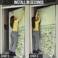 Western Yoke Door Cover Frog Christmas Cute Style - Wonder Print Shop