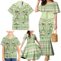 Western Yoke Family Matching Mermaid Dress and Hawaiian Shirt Frog Christmas Cute Style - Wonder Print Shop