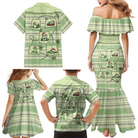 Western Yoke Family Matching Mermaid Dress and Hawaiian Shirt Frog Christmas Cute Style - Wonder Print Shop