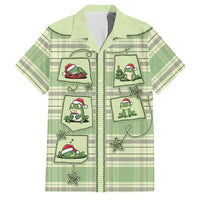 Western Yoke Family Matching Off Shoulder Maxi Dress and Hawaiian Shirt Frog Christmas Cute Style - Wonder Print Shop