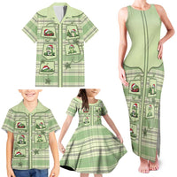 Western Yoke Family Matching Tank Maxi Dress and Hawaiian Shirt Frog Christmas Cute Style - Wonder Print Shop