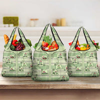 Western Yoke Grocery Bag Frog Christmas Cute Style - Wonder Print Shop