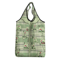 Western Yoke Grocery Bag Frog Christmas Cute Style - Wonder Print Shop
