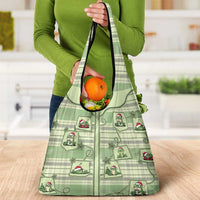 Western Yoke Grocery Bag Frog Christmas Cute Style - Wonder Print Shop