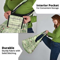 Western Yoke Grocery Bag Frog Christmas Cute Style - Wonder Print Shop
