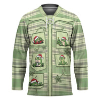 Western Yoke Hockey Jersey Frog Christmas Cute Style - Wonder Print Shop