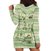 Western Yoke Hoodie Dress Frog Christmas Cute Style - Wonder Print Shop