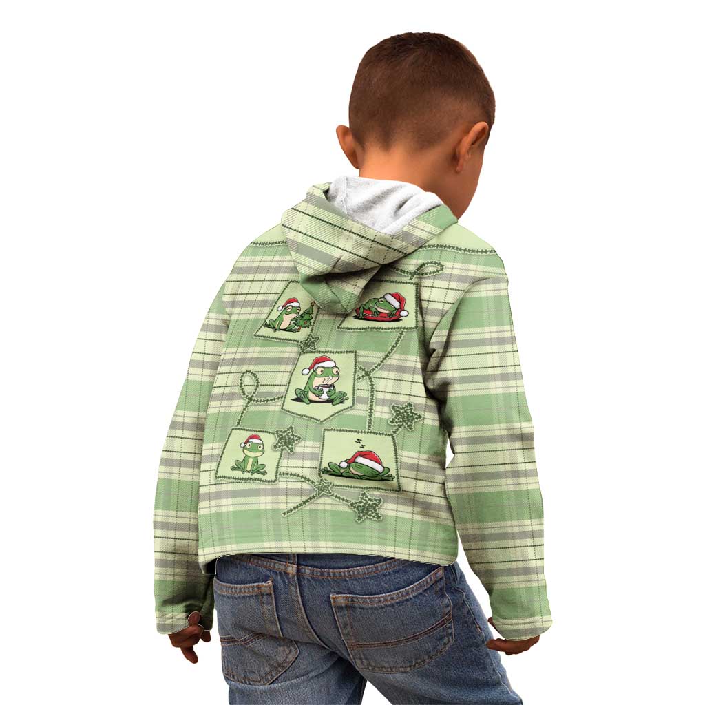 Western Yoke Kid Hoodie Frog Christmas Cute Style - Wonder Print Shop