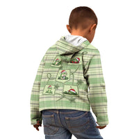 Western Yoke Kid Hoodie Frog Christmas Cute Style - Wonder Print Shop