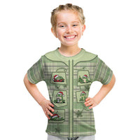 Western Yoke Kid T Shirt Frog Christmas Cute Style - Wonder Print Shop