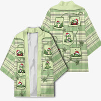 Western Yoke Kimono Frog Christmas Cute Style - Wonder Print Shop