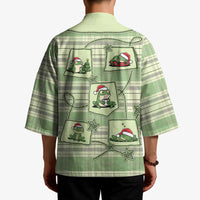 Western Yoke Kimono Frog Christmas Cute Style - Wonder Print Shop