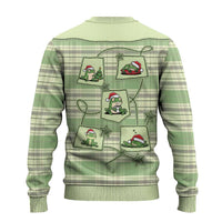 Western Yoke Ugly Christmas Sweater Frog Christmas Cute Style - Wonder Print Shop