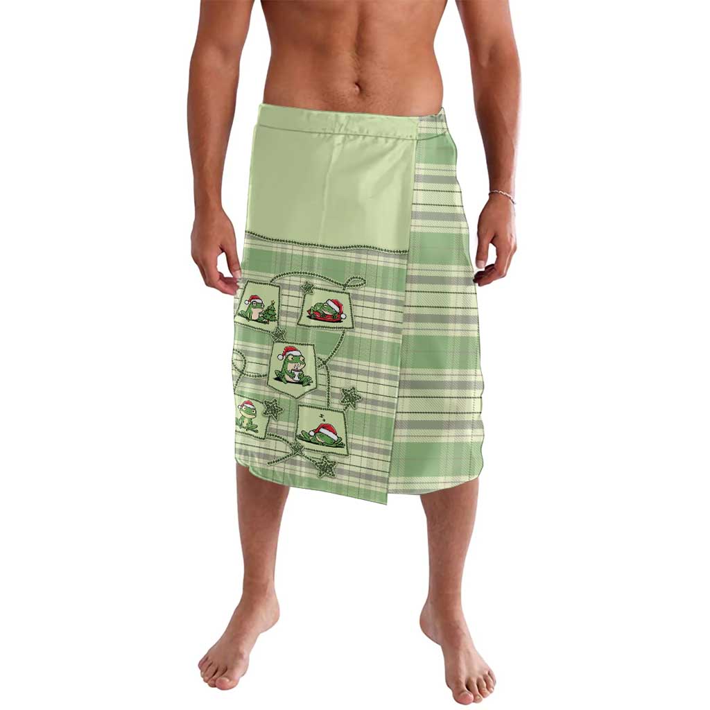 Western Yoke Lavalava Frog Christmas Cute Style - Wonder Print Shop