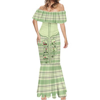 Western Yoke Mermaid Dress Frog Christmas Cute Style - Wonder Print Shop