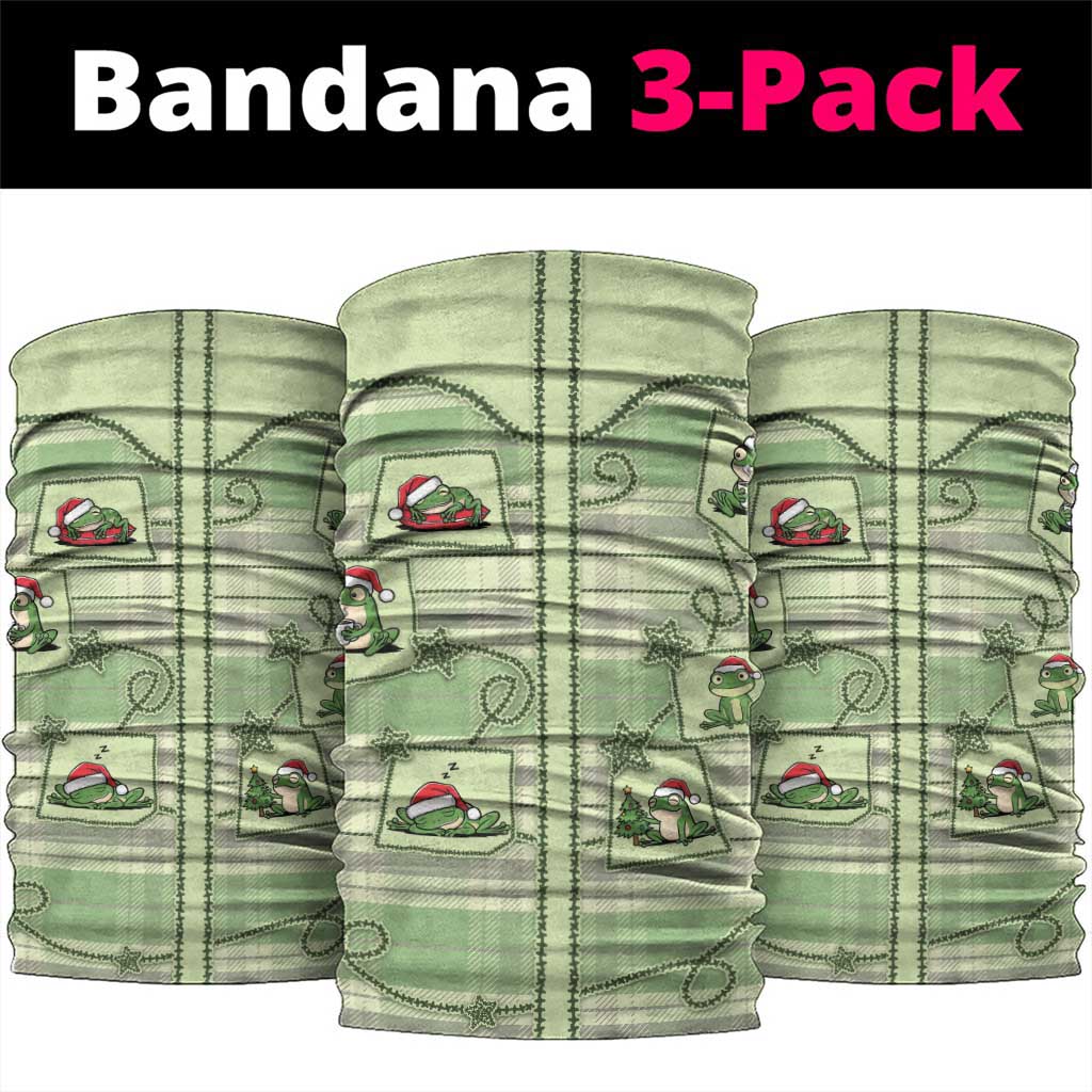 Western Yoke Neck Gaiter Frog Christmas Cute Style - Wonder Print Shop