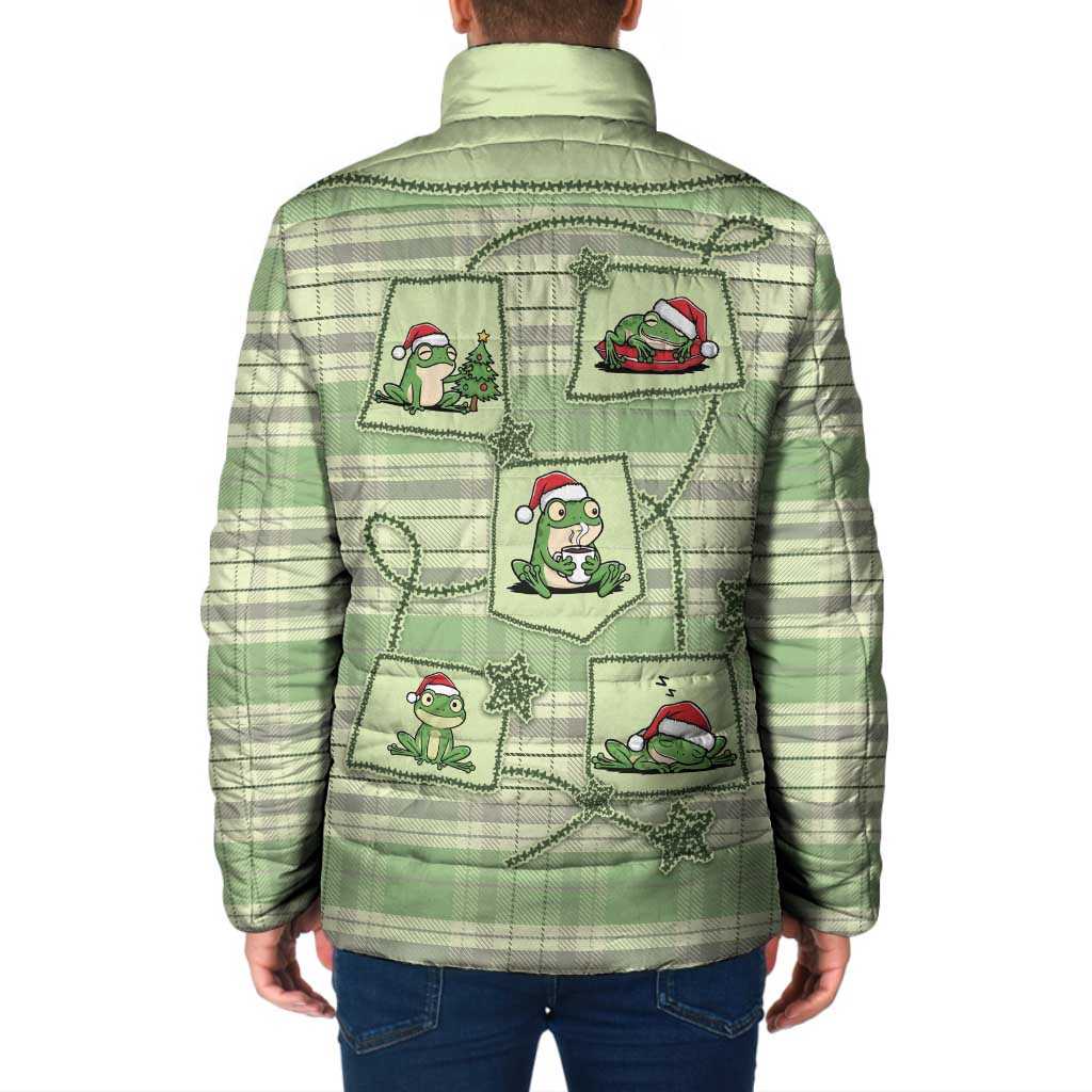 Western Yoke Padded Jacket Frog Christmas Cute Style - Wonder Print Shop