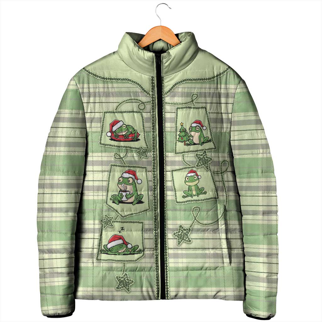 Western Yoke Padded Jacket Frog Christmas Cute Style - Wonder Print Shop