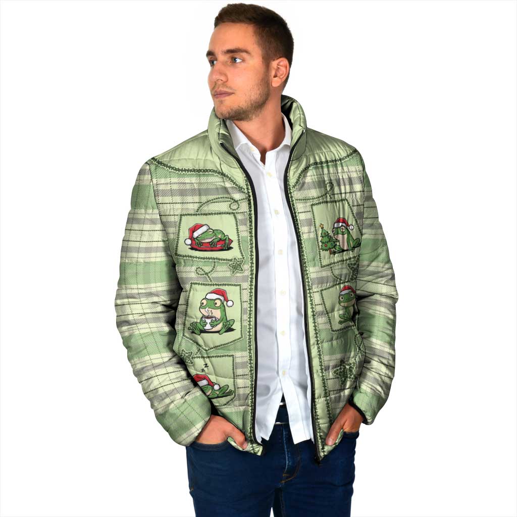 Western Yoke Padded Jacket Frog Christmas Cute Style - Wonder Print Shop