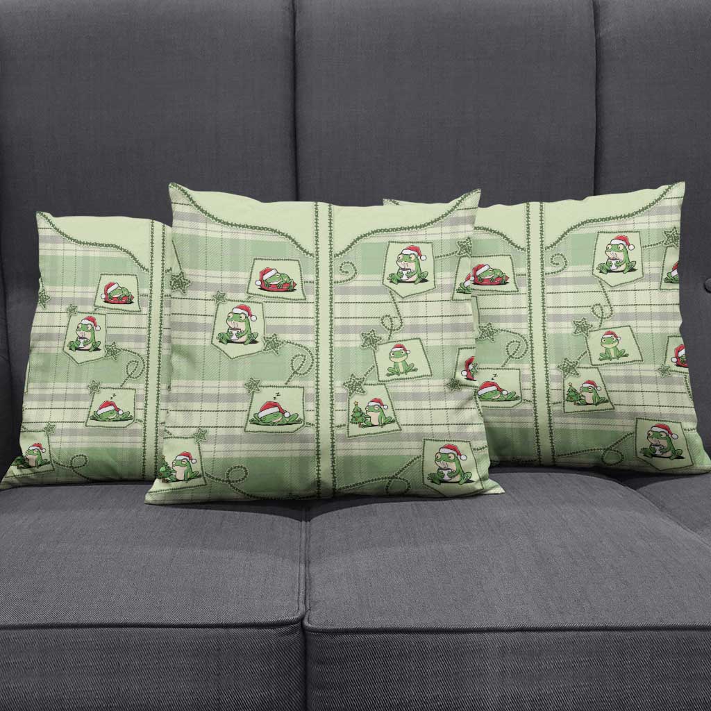Western Yoke Pillow Cover Frog Christmas Cute Style - Wonder Print Shop