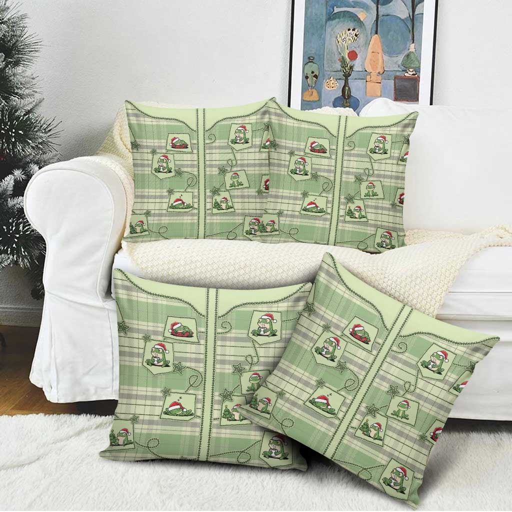 Western Yoke Pillow Cover Frog Christmas Cute Style - Wonder Print Shop