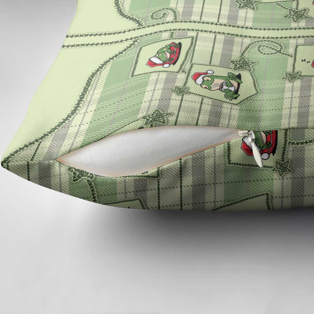 Western Yoke Pillow Cover Frog Christmas Cute Style - Wonder Print Shop