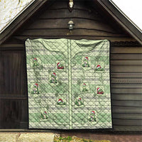 Western Yoke Quilt Frog Christmas Cute Style - Wonder Print Shop