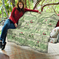 Western Yoke Quilt Frog Christmas Cute Style - Wonder Print Shop