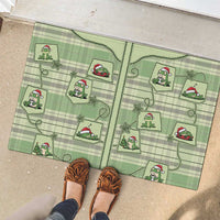 Western Yoke Rubber Doormat Frog Christmas Cute Style - Wonder Print Shop