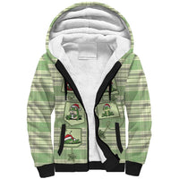 Western Yoke Sherpa Hoodie Frog Christmas Cute Style - Wonder Print Shop
