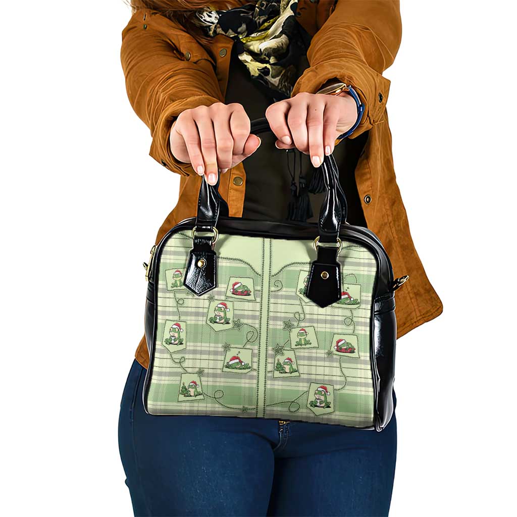 Western Yoke Shoulder Handbag Frog Christmas Cute Style - Wonder Print Shop