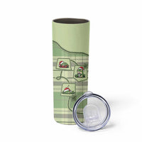 Western Yoke Skinny Tumbler Frog Christmas Cute Style - Wonder Print Shop